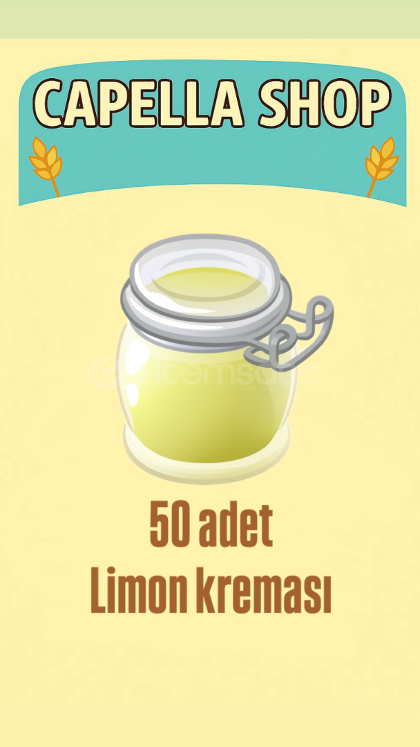 50 adet limon kreması 50 adet limon kreması