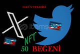 50 ADET NFT BEĞENİ (30 GÜN TELAFİLİ)