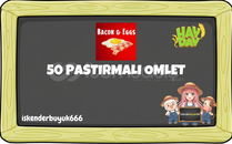 50 ADET PASTIRMALI OMLET