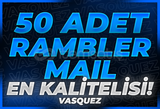 ⭐ [50 ADET] Rambler Mail ⭐- En Kalitelisi !