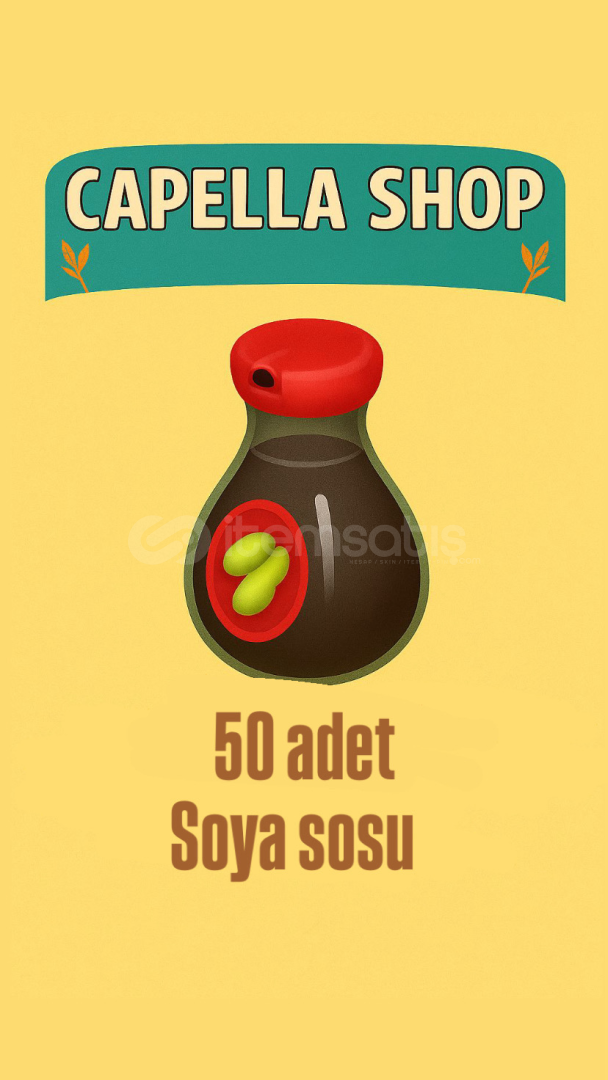 50 adet soya sosu 50 adet soya sosu