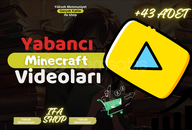 43 Adet TREND Yabancı Minecraft Shorts Videosu