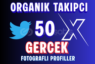 50 ADET TWİTTER X ORGANİK TAKİPÇİ GARANTİLİ