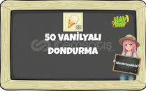 50 ADET VANİLYALI DONDURMA HAYDAY