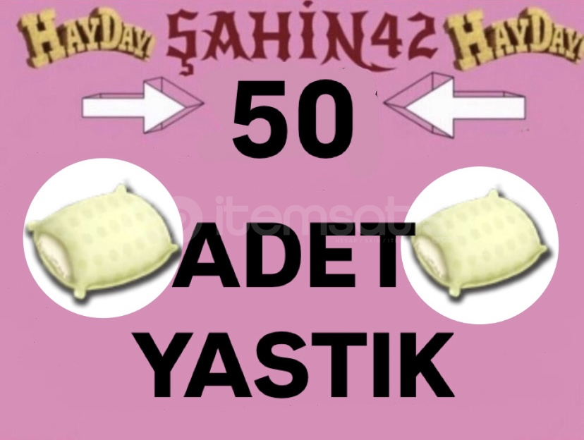 50 ADET YASTIK  50 ADET YASTIK