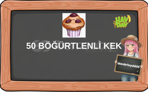 50 BÖĞÜRTLENLİ KEK