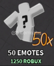 50 Emotes - The Strongest Battlegrounds