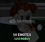 ⭐50 Emotes / The Strongest Battlegrounds⭐