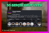 +50 Gerçek Kaliteli Grup Üyesi