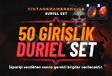 50 GİRİŞLİK DURIEL SET