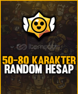 50 karakter garantili +10k hesaplar