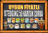 50 KARIŞIK ÇORBA