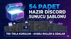 50+ Karışık Discord Sunucu Tasarımı 