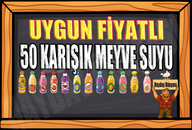 50 KARIŞIK MEYVE SUYU