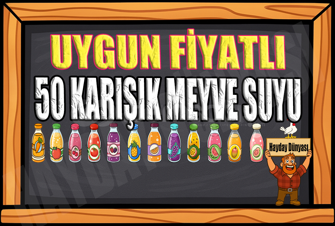 50 KARIŞIK MEYVE SUYU 50 KARIŞIK MEYVE SUYU