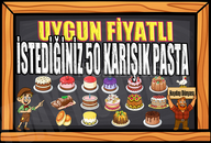 50 KARIŞIK PASTA