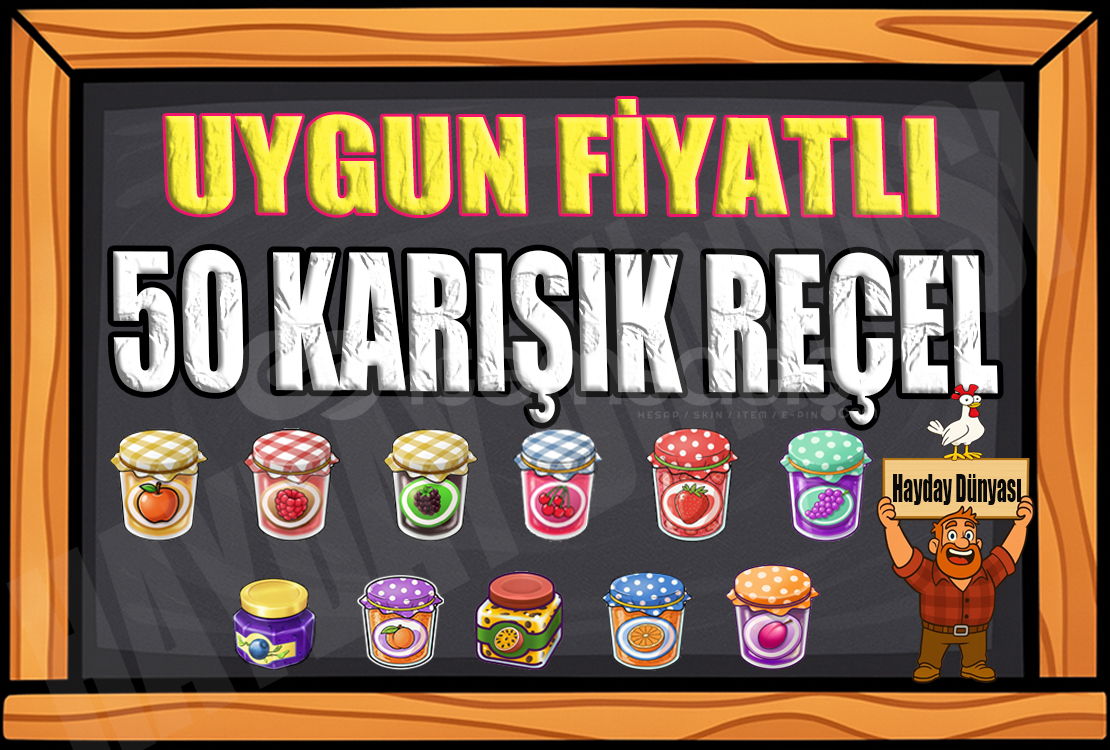50 KARIŞIK REÇEL 50 KARIŞIK REÇEL