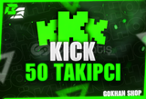 ⭐ 50 Kick Takipçi ! Garantili