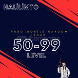 50 level garantili pubg random hesap