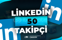 ⭐50 Linkedin Profil/Şirket Takipçi - HIZLI⭐