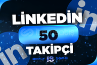 ⭐50 Linkedin Profil/Şirket Takipçi - HIZLI⭐