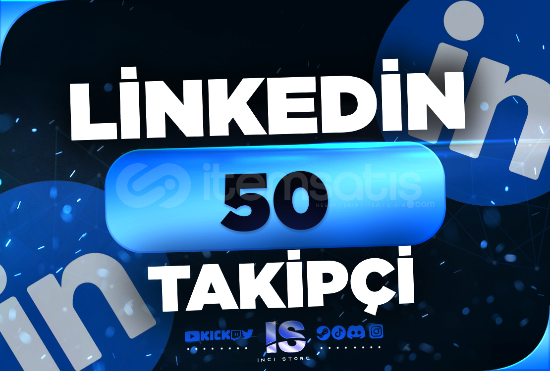 ⭐50 Linkedin Profil/Şirket Takipçi - HIZLI⭐ ⭐50 Linkedin Profil/Şirket Takipçi - HIZLI⭐