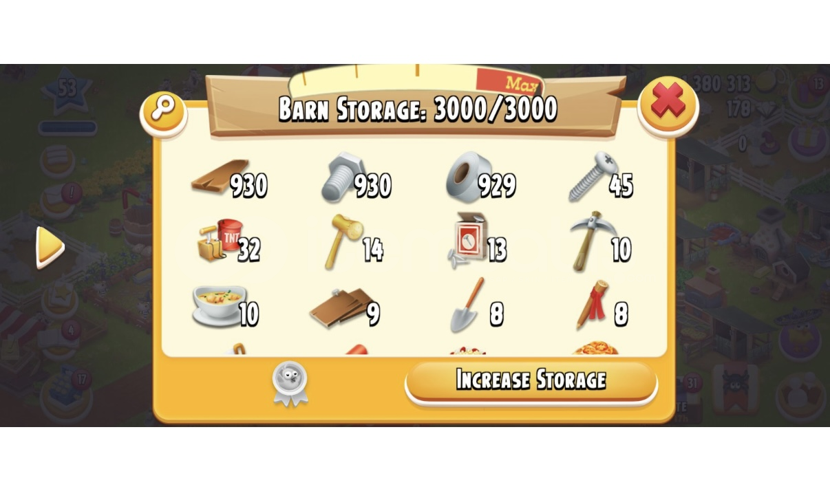 50 + LVL 3000 DEPOLU AĞIL MALZEMESİ DOLU HESAP  50 + LVL 3000 DEPOLU AĞIL MALZEMESİ DOLU HESAP