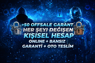 [+50 OFFSALE] MAİL DEĞİŞEN GARANTİLİ HESAP