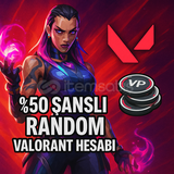 %50 ŞANSLI VALORANT RANDOM HESAP 