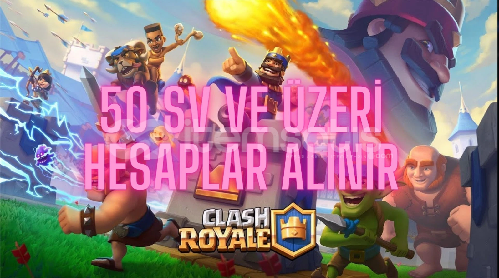 50 SEVİYE VE ÜSTÜ CR HESAPLAR ALIYORUZ 50 SEVİYE VE ÜSTÜ CR HESAPLAR ALIYORUZ