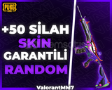 ⭐+50 SİLAH SKİN⭐ +DESTANSI UVİP+ PUBG RANDOM