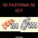 50 sut 50 pastirma aninda teslim