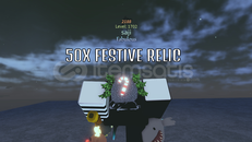 50 TANE FESTIVE RELIC FISCH
