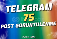 75 TELEGRAM GÖRÜNTÜLENME GARANTİLİ