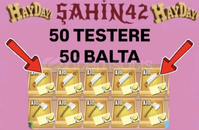 ⏩50 TESTERE- 50 BALTA⏪ HIZLI TESLİM 
