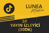 50 TİKTOK YAYIN İZLEYİCİ | 30DK | 