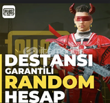  Destansı Garantili pubg random hesap