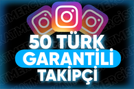 ⭐️ 50 TÜRK TAKİPÇİ ⭐️ [GARANTİLİ]
