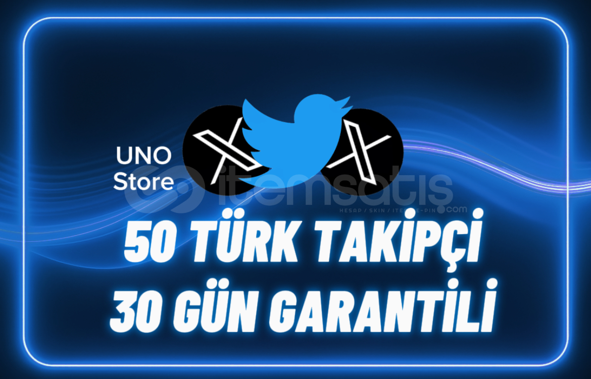 ⭐50 Twitter Türk Takipçi - 30 Gün Garantili⭐ ⭐50 Twitter Türk Takipçi - 30 Gün Garantili⭐