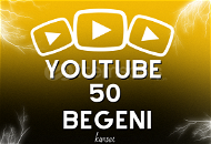 50 Youtube BEĞENİ - GARANTİLİ