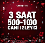 500-1000 3 SAAT CANLI İZLEYİCİ TİKTOK