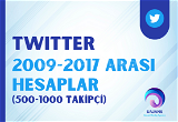 500-1000 Takipçi Arası Twitter Hesaplar