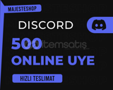 500 7/24 Discord Aktif Üye |Ultra Kalite ANLIK