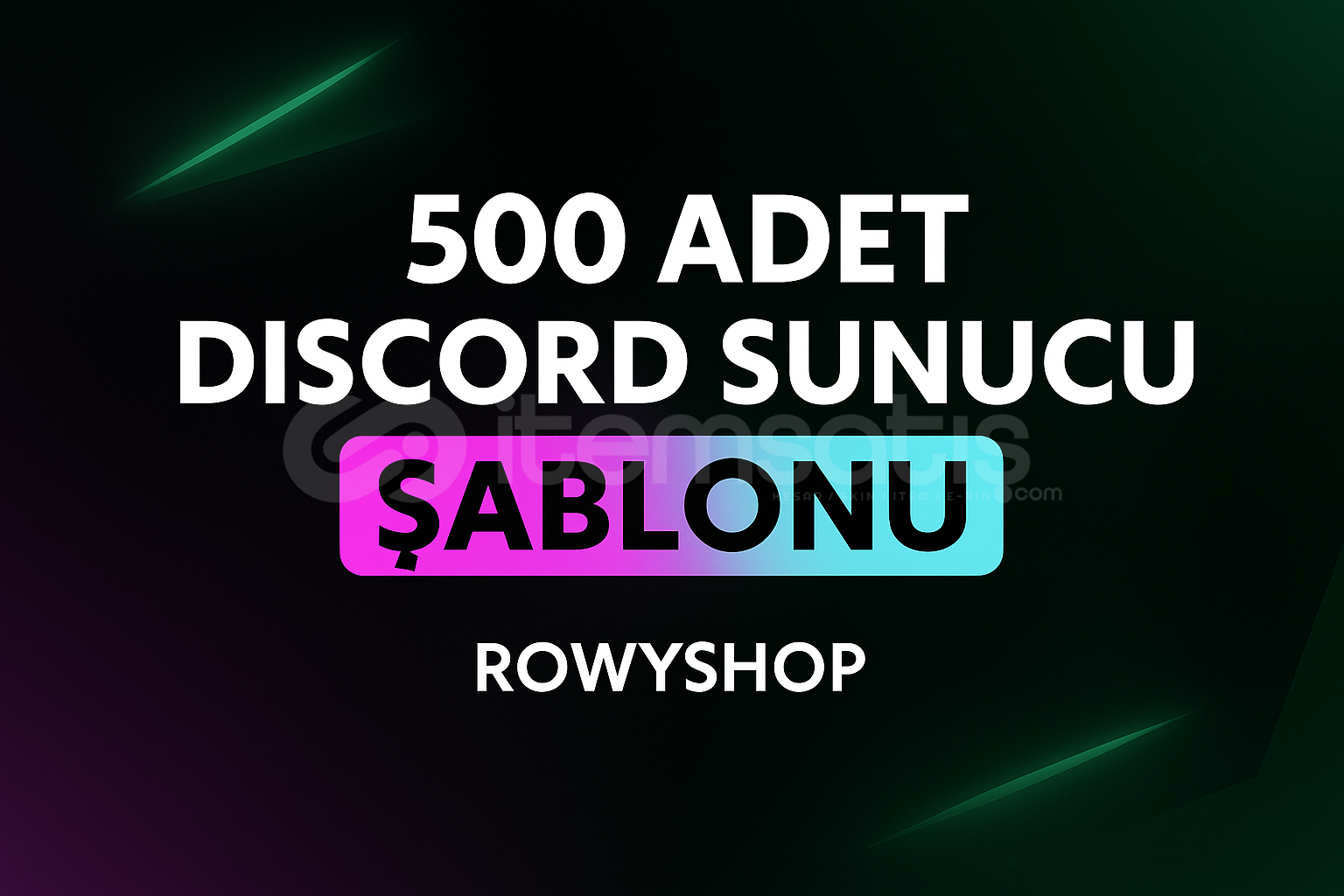 500 Adet Discord Sunucu Şablonları 500 Adet Discord Sunucu Şablonları