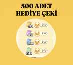 500 ADET HEDİYE ÇEKİ 