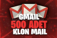 500 ADET KLON GMAİL KENDİ ADRESİNİZE!