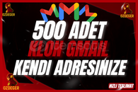 500 ADET KLON GMAİL KENDİ ADRESİNİZE!⚡ 500 ADET KLON GMAİL KENDİ ADRESİNİZE!⚡
