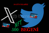 500 ADET NFT BEĞENİ (30 GÜN TELAFİLİ)