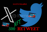 500 ADET NFT RETWEET (30 GÜN TELAFİLİ)