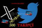  500 ADET PREMİUM TAKİPÇİ (30 GÜN TELAFİLİ)